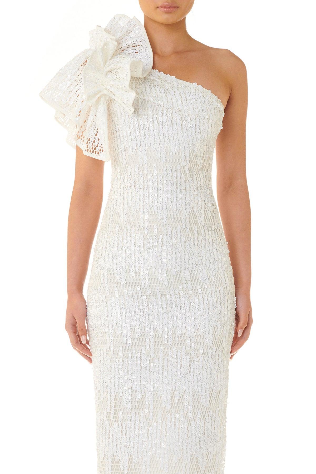 Olivia Dress - White - Image 4