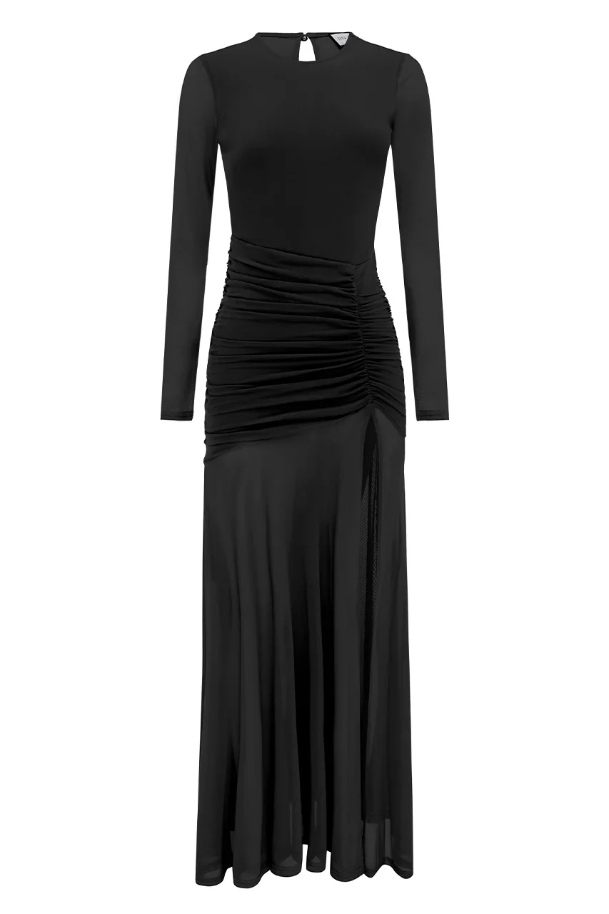 Olivia Maxi Dress - Black - Image 5
