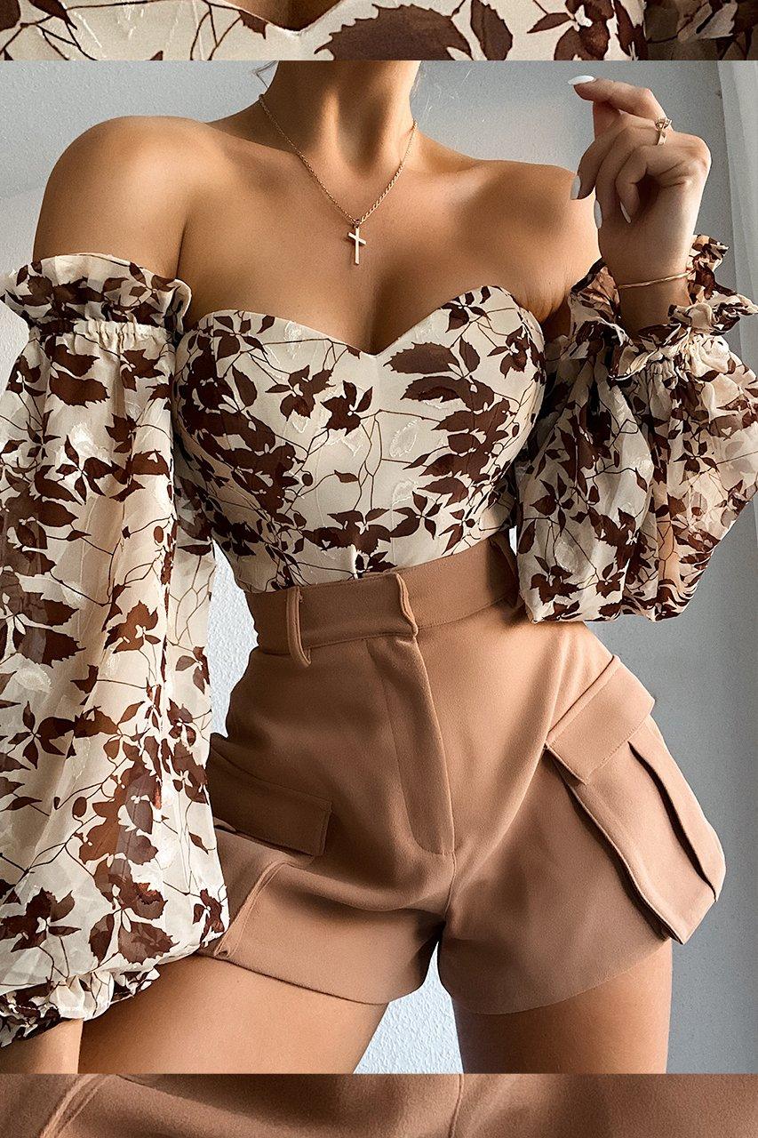 Oriana Bodysuit - Gold Leaf - Image 2