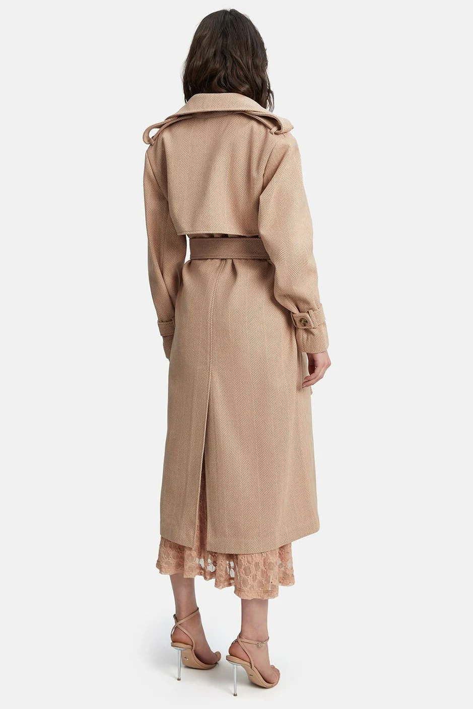 Oversized Trench - Herringbone - Image 2