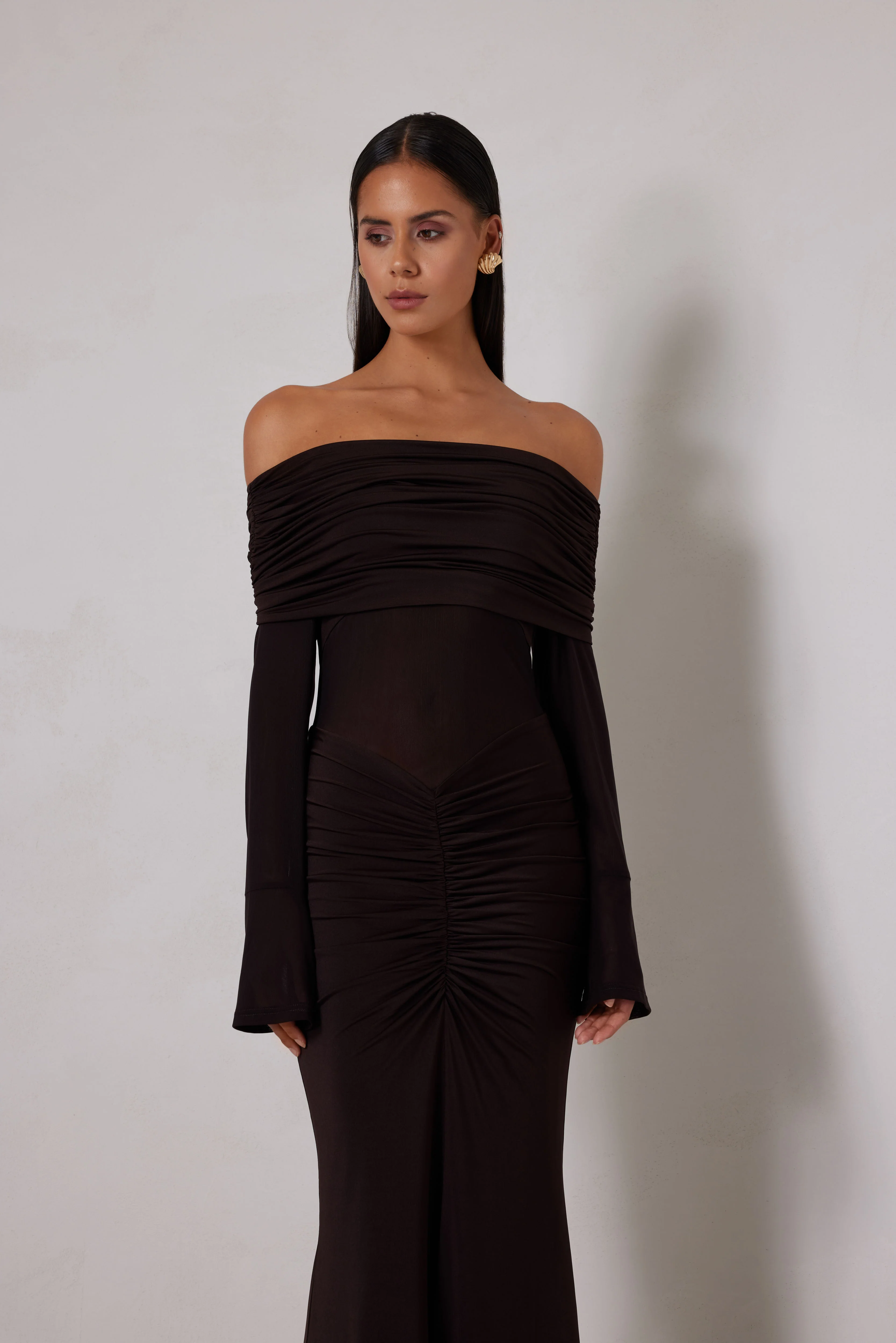 Paige Dress - Espresso - Image 3