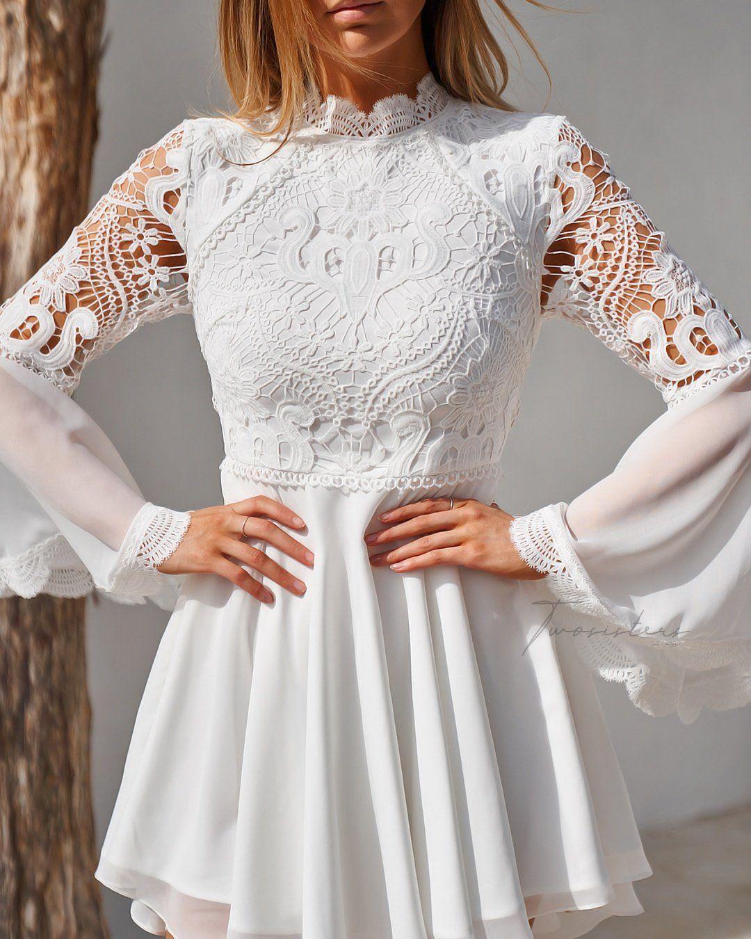 Paige Dress - White - Image 3