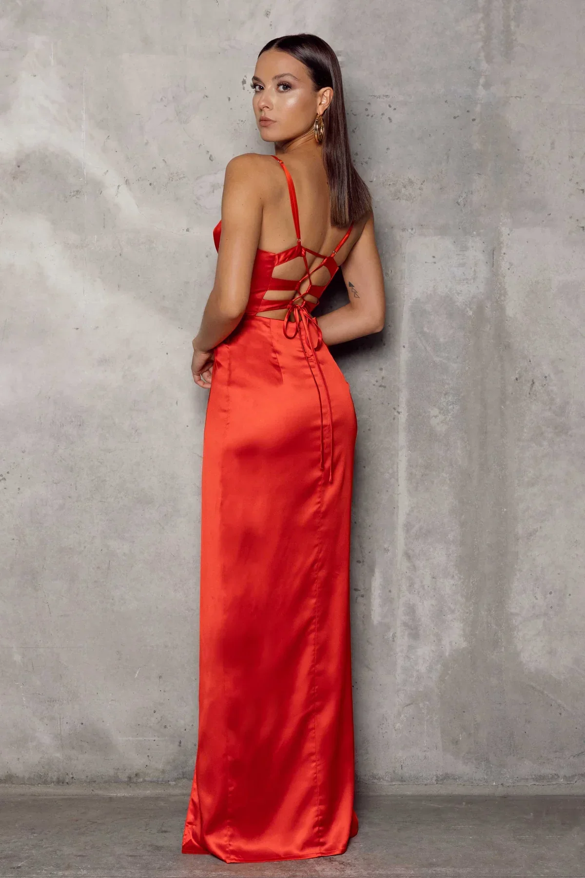 Paloma Dress - Red - Image 2