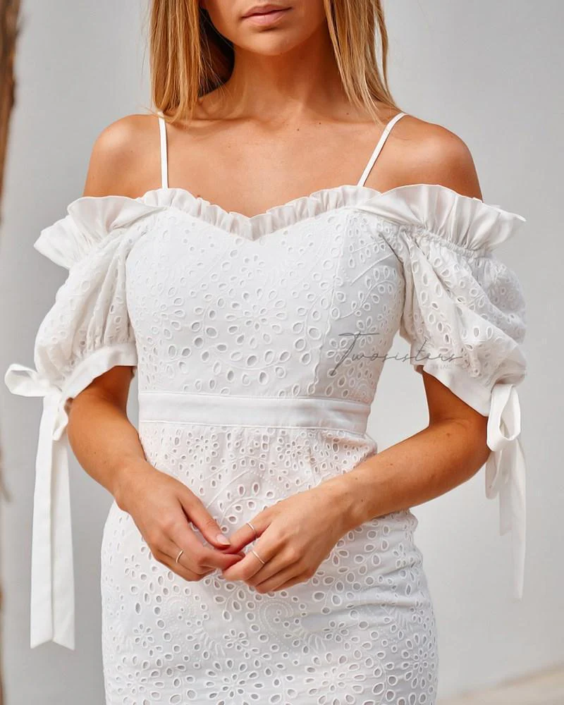 Parker Dress - White - Image 3