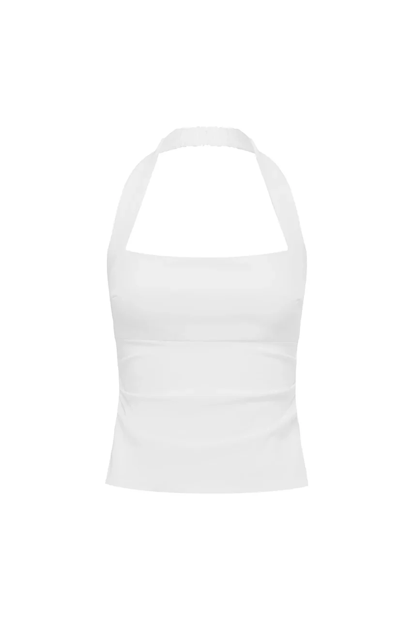 Parker Halter Top - White - Image 5