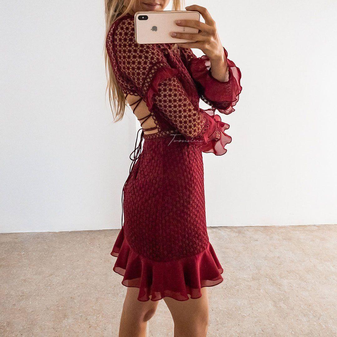 Parson Dress - Red - Image 3