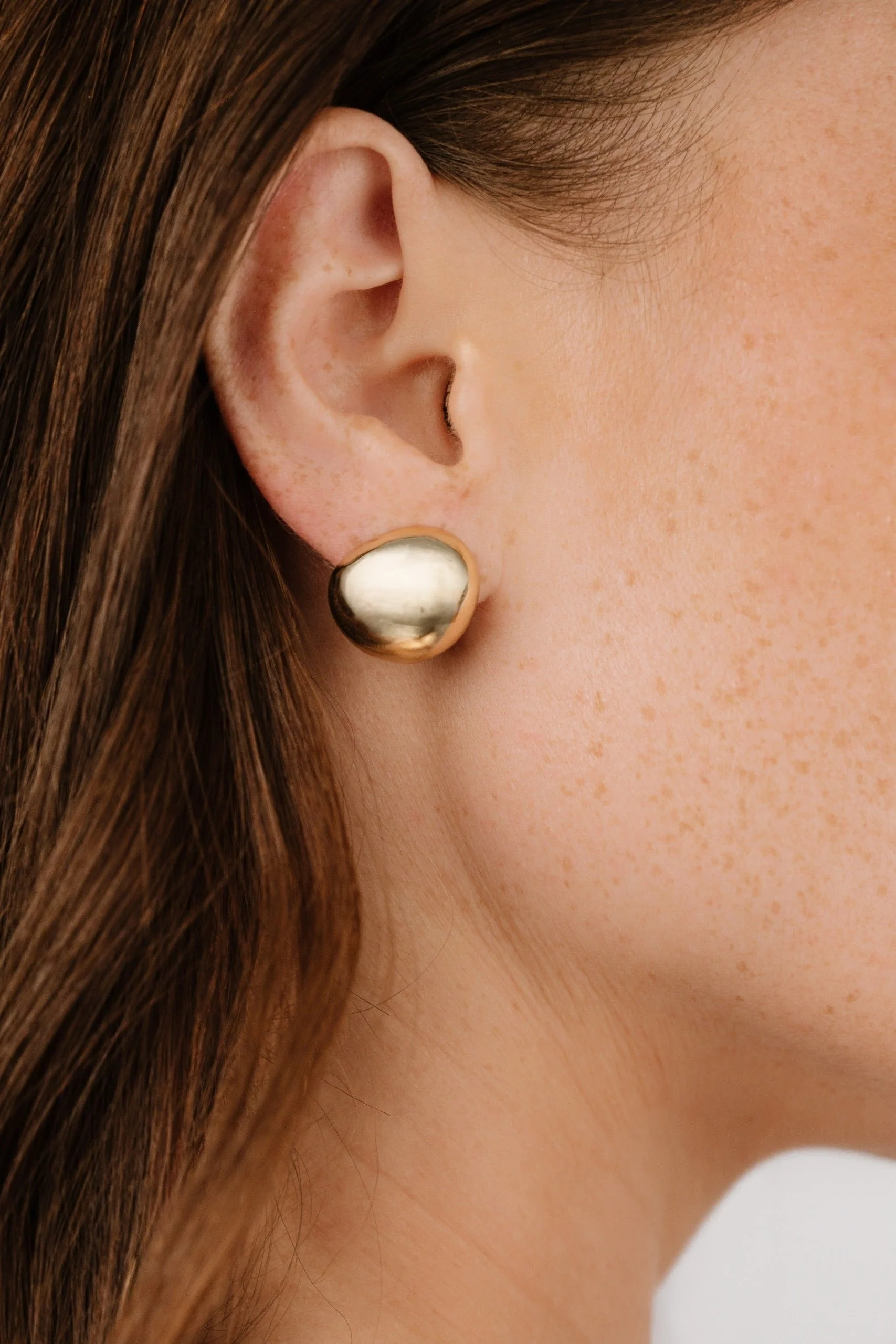 Pebble Stud Earrings - Image 3