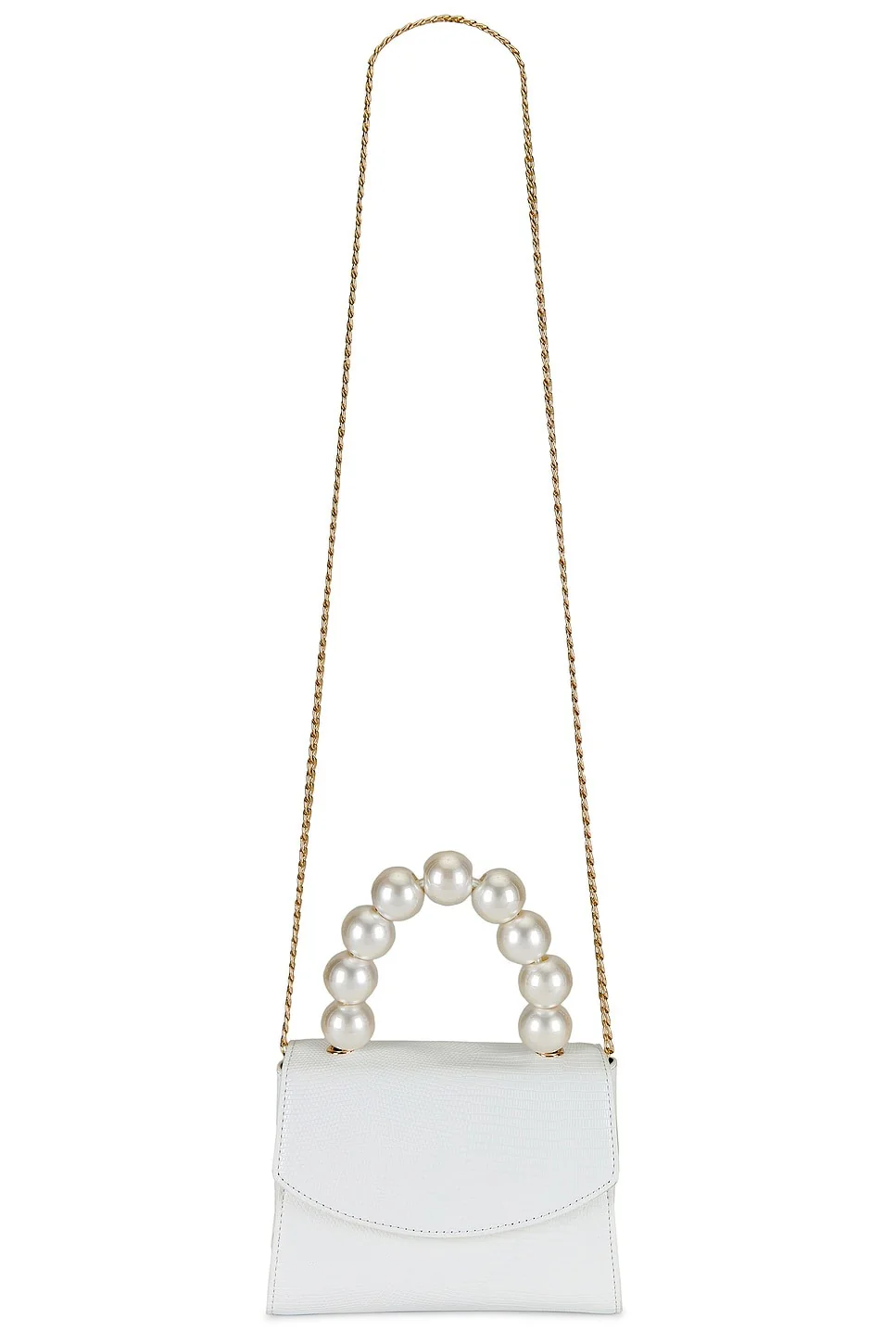 Peta Pearl Handle Bag - White - Image 5