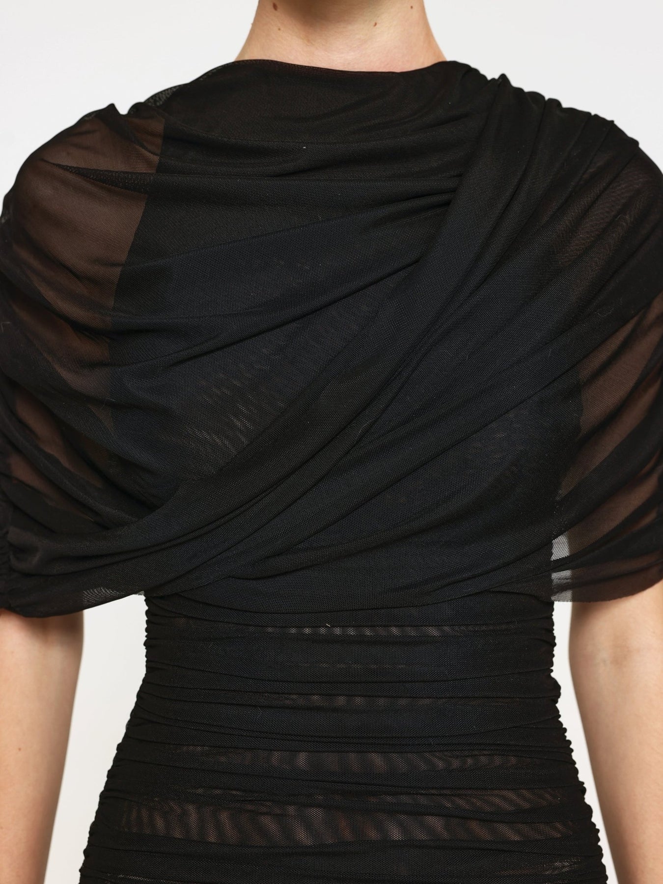 Phoneix Mini Dress - Black - Image 6