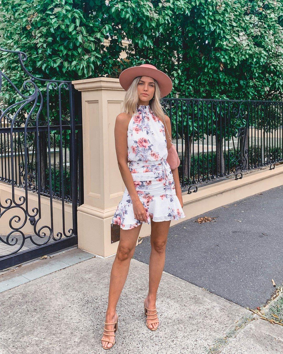 Pip Dress - White Floral - Image 2