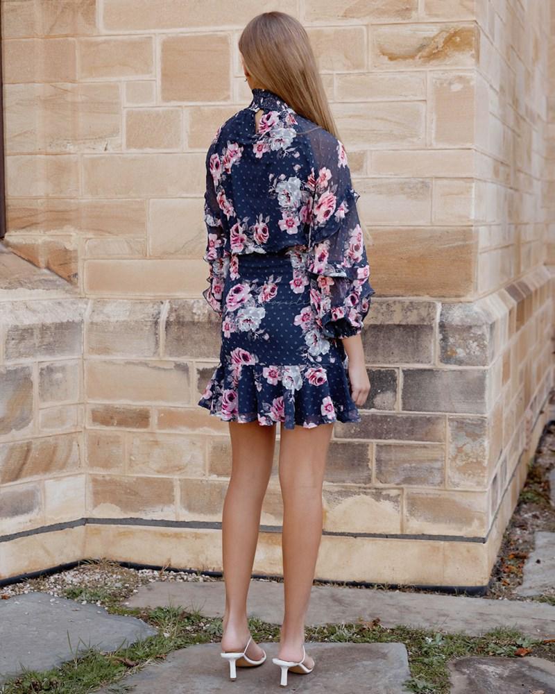 Piper Dress - Navy Floral - Image 5