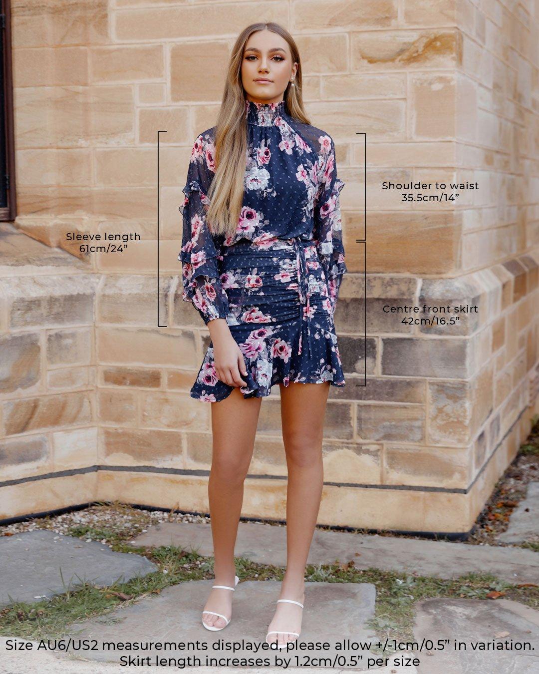 Piper Dress - White Floral - Image 8