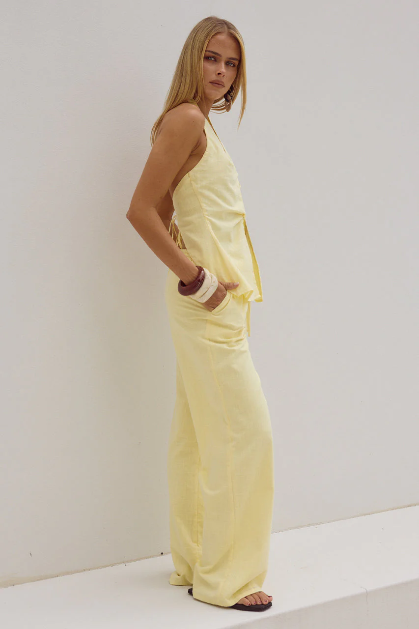 Poppy Pants - Lemon - Image 2