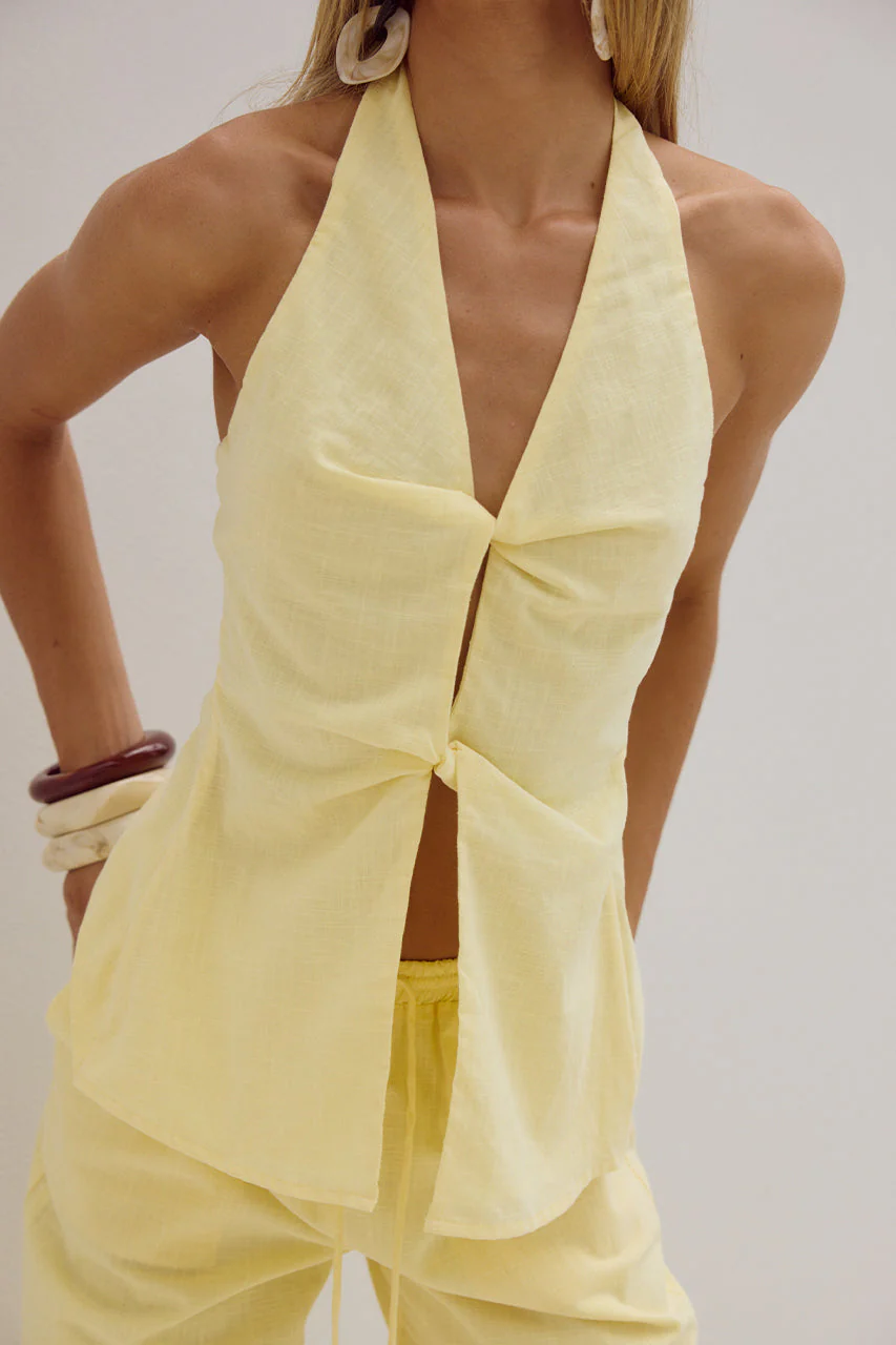 Poppy Top - Lemon - Image 4