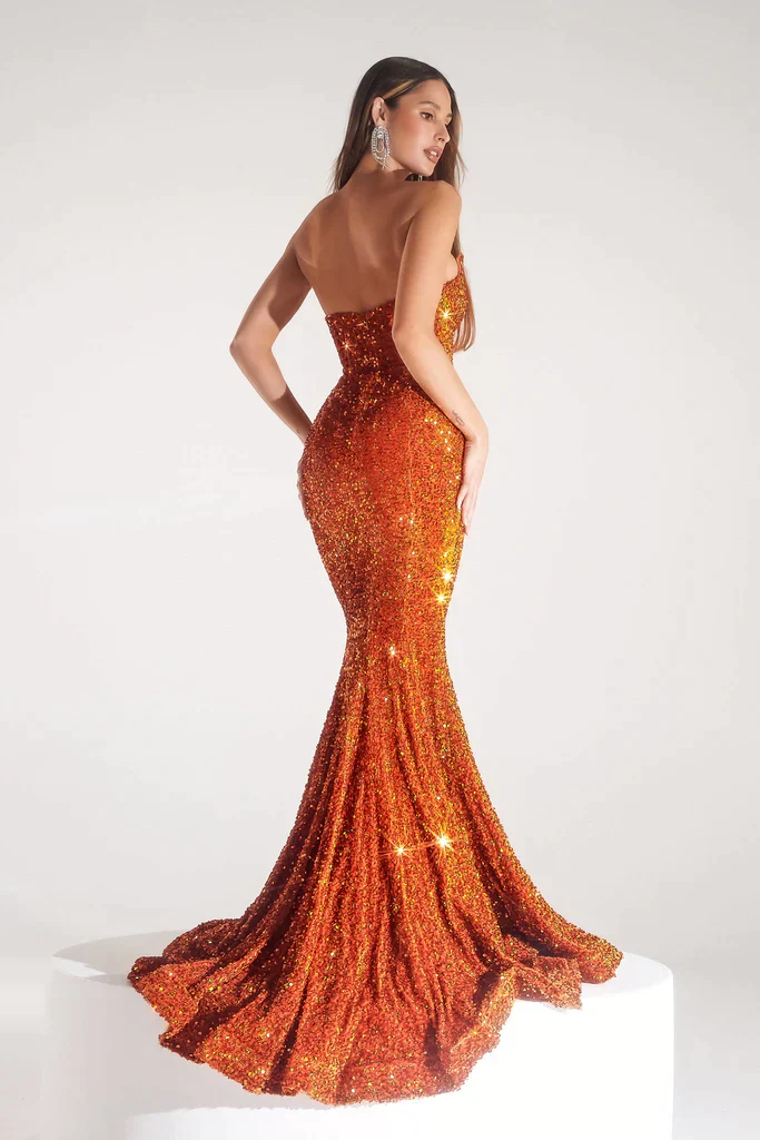 Portia & Scarlett PS21208 Gown - Burnt Orange - Image 4