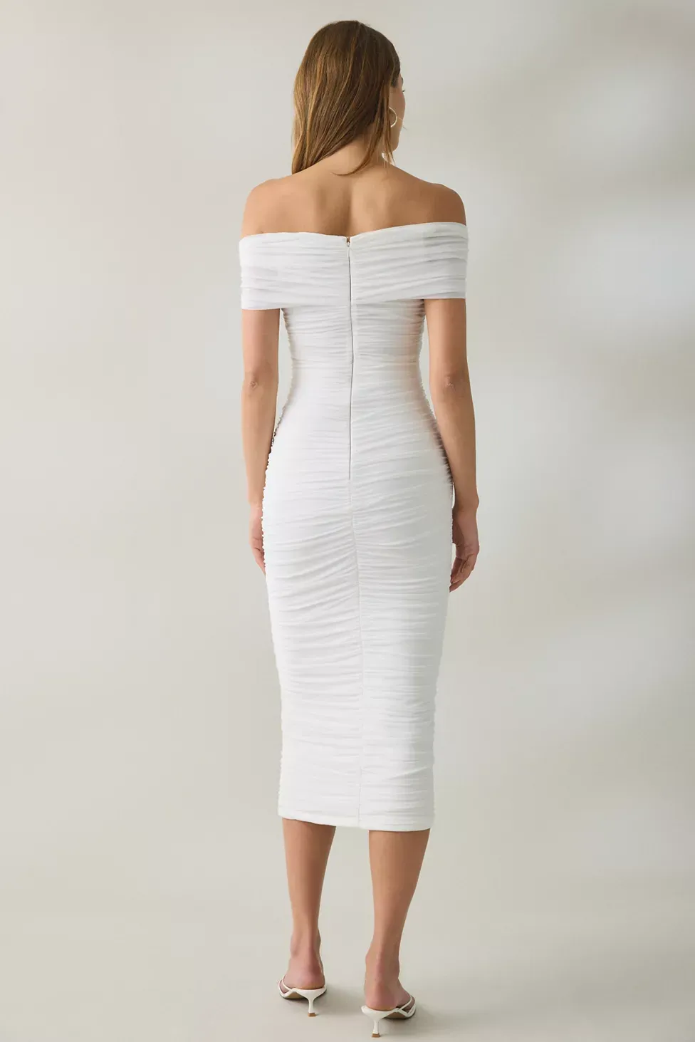 Priah Midi Dress - Ivory - Image 2