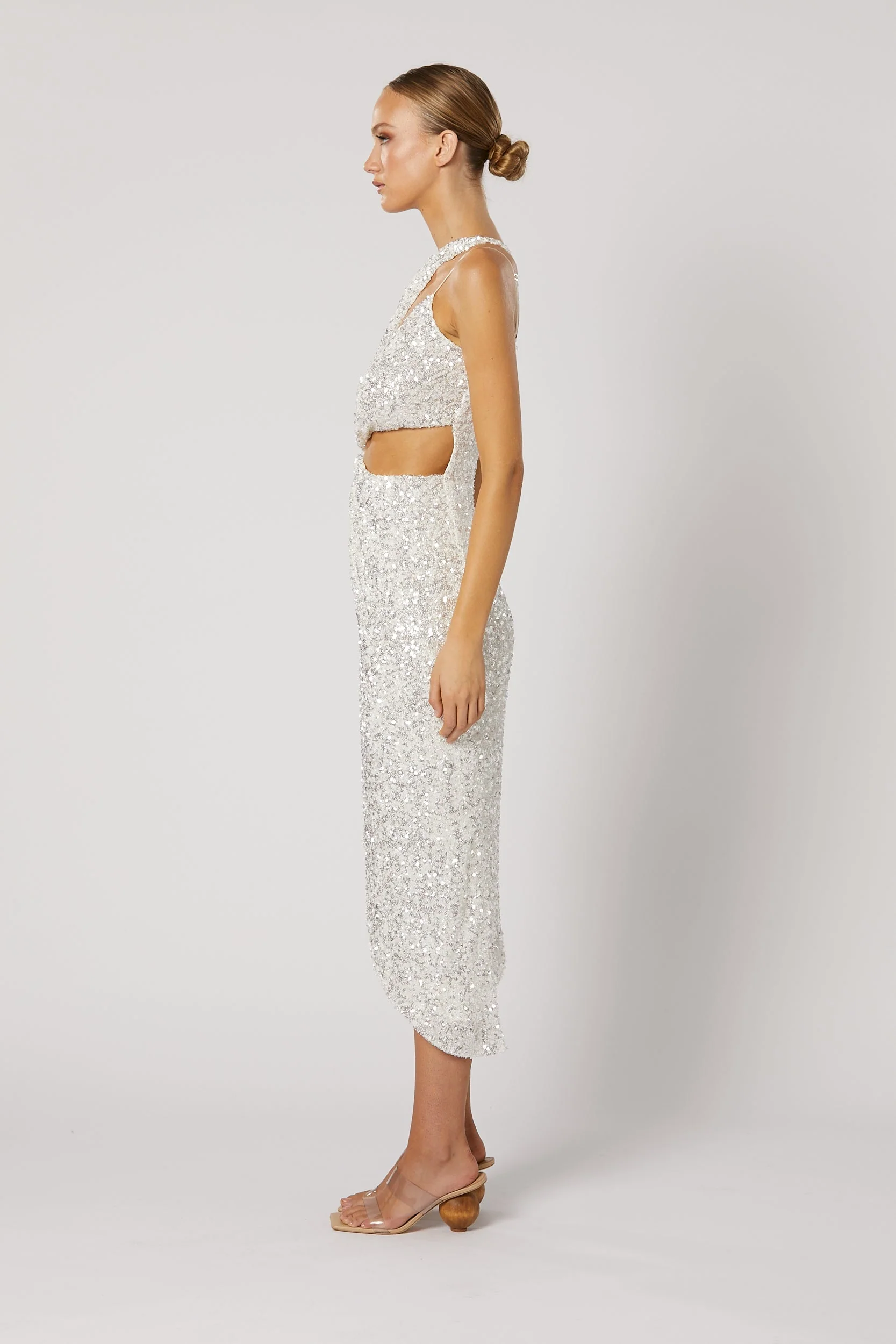 Quest Cutout Dress - White - Image 8