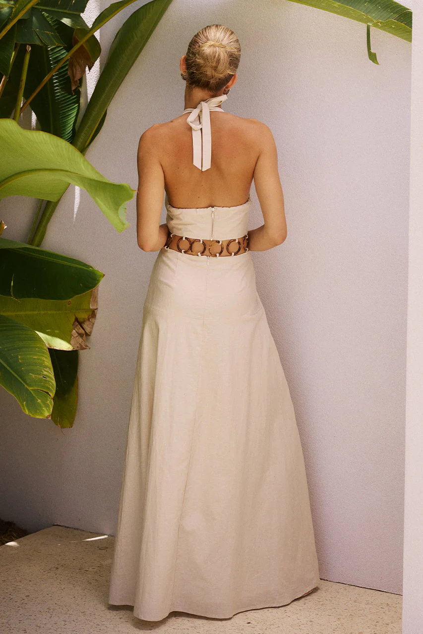 Rafini Maxi Dress - Sand - Image 2