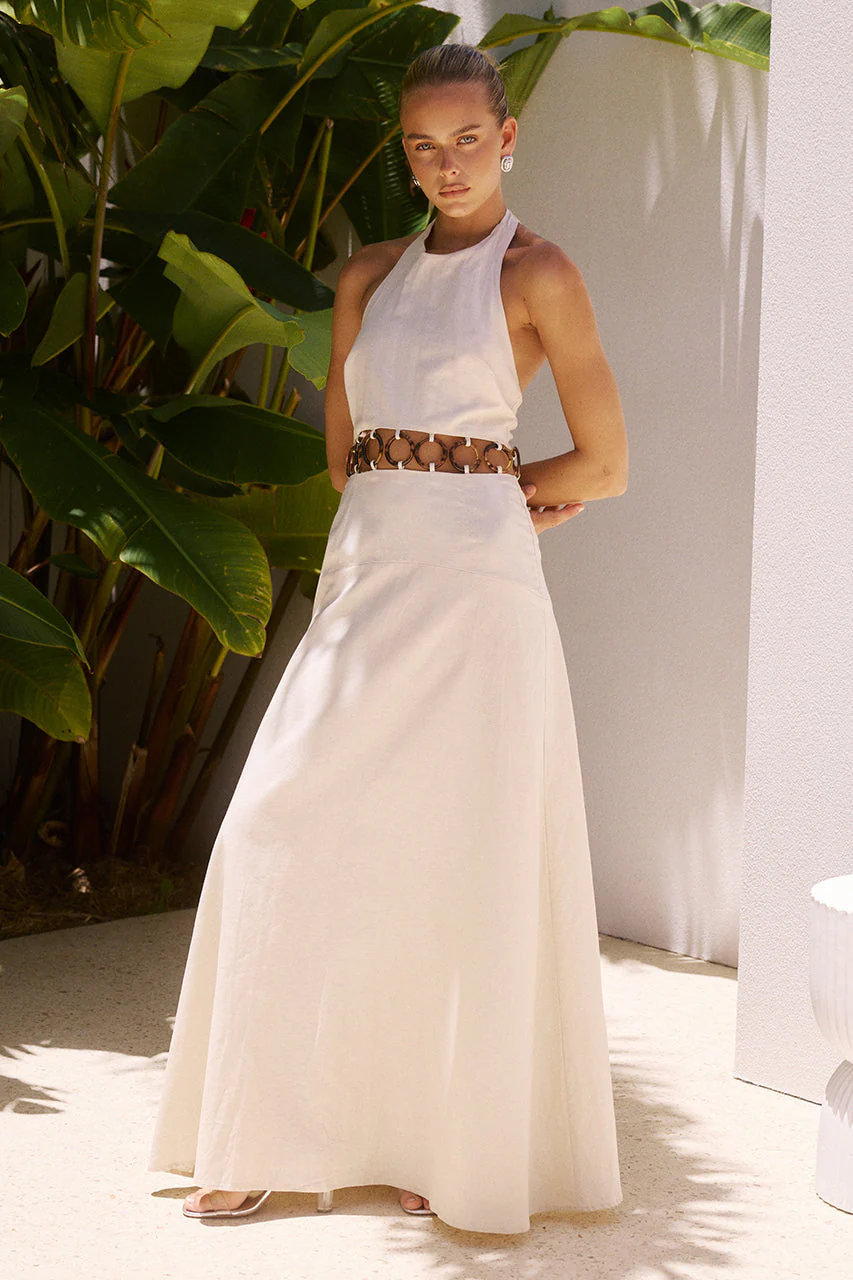 Rafini Maxi Dress - Sand - Image 4