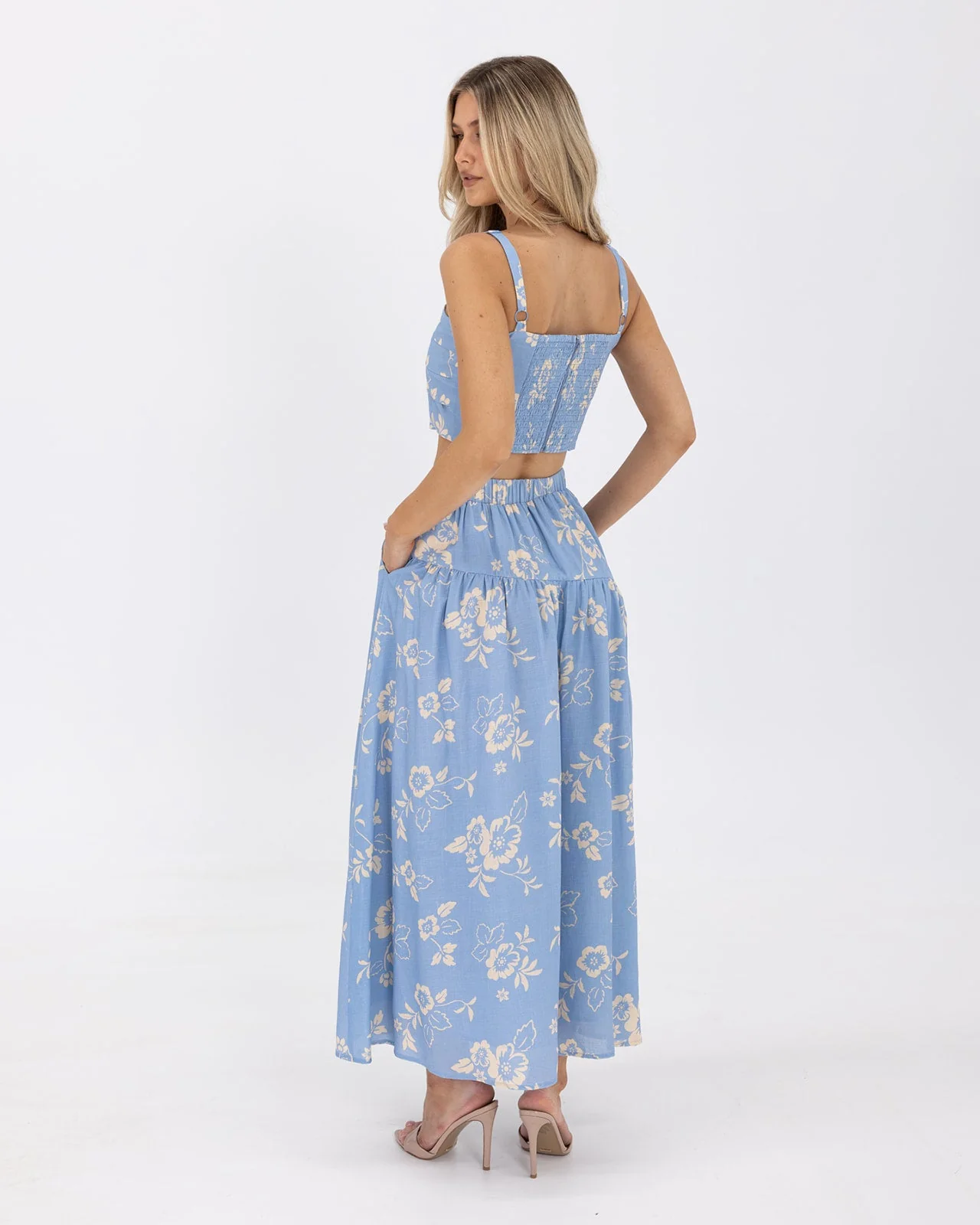 Ralene Set - Blue Flower - Image 4