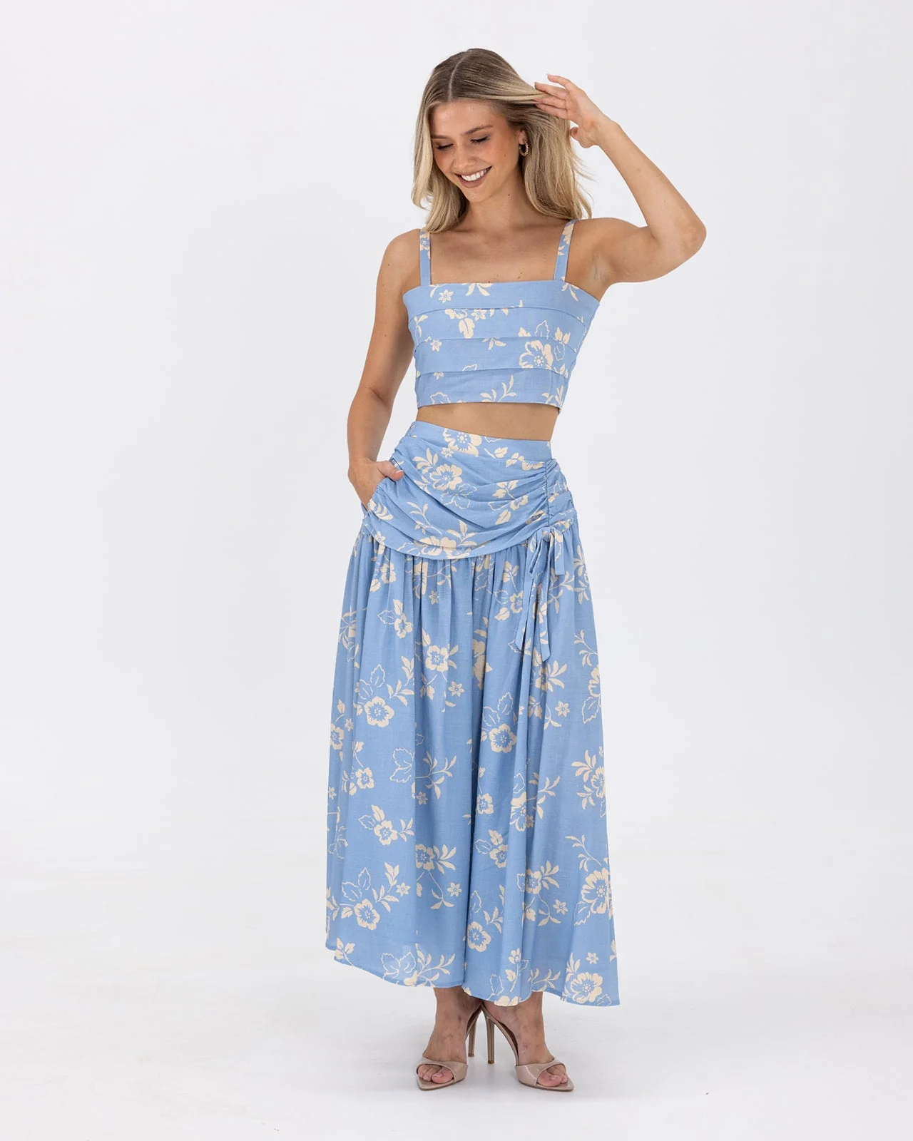 Ralene Set - Blue Flower - Image 5