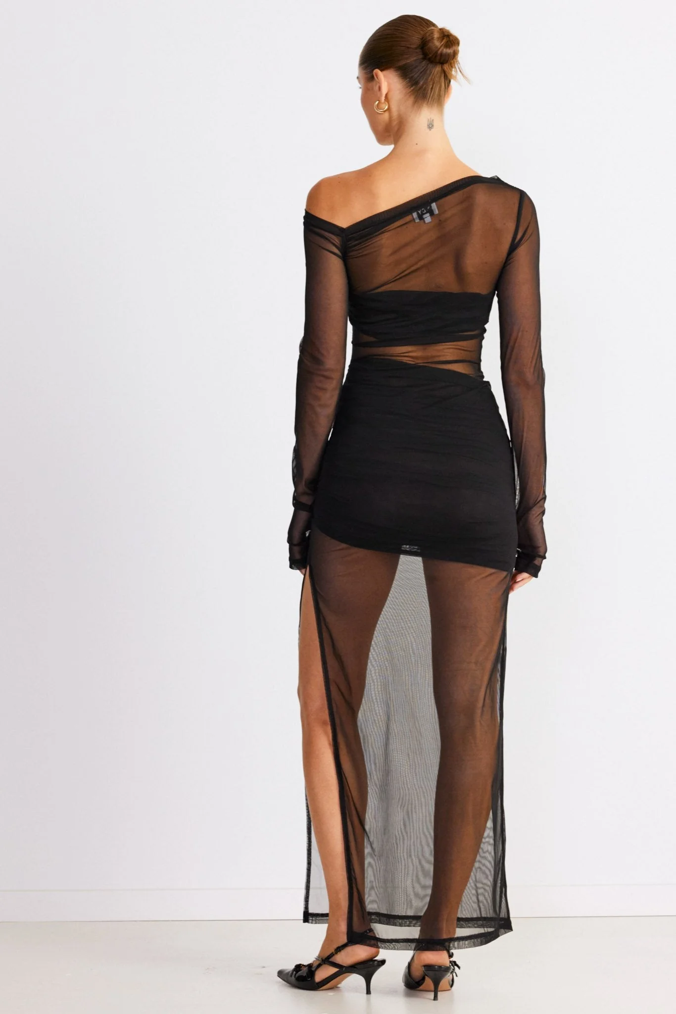 Reine Maxi Dress - Black - Image 2