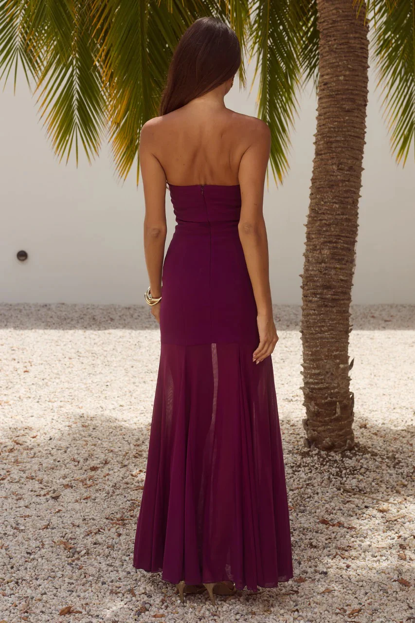 Remi Maxi Dress - Plum - Image 2