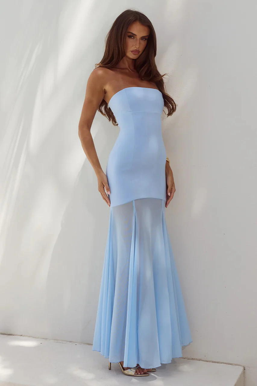 Remi Maxi Dress - Sky Blue - Image 3