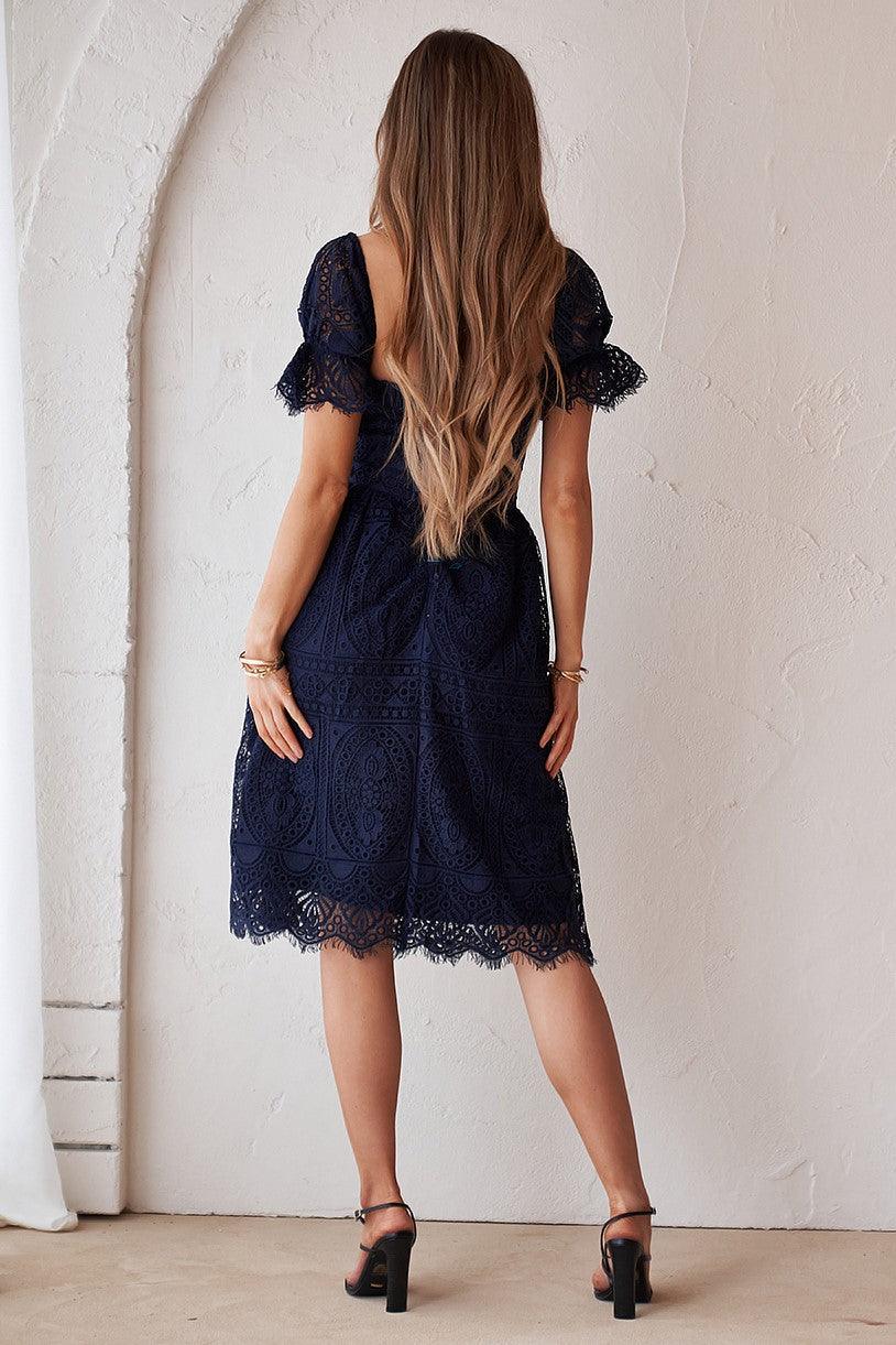 Remie Dress - Navy - Image 3