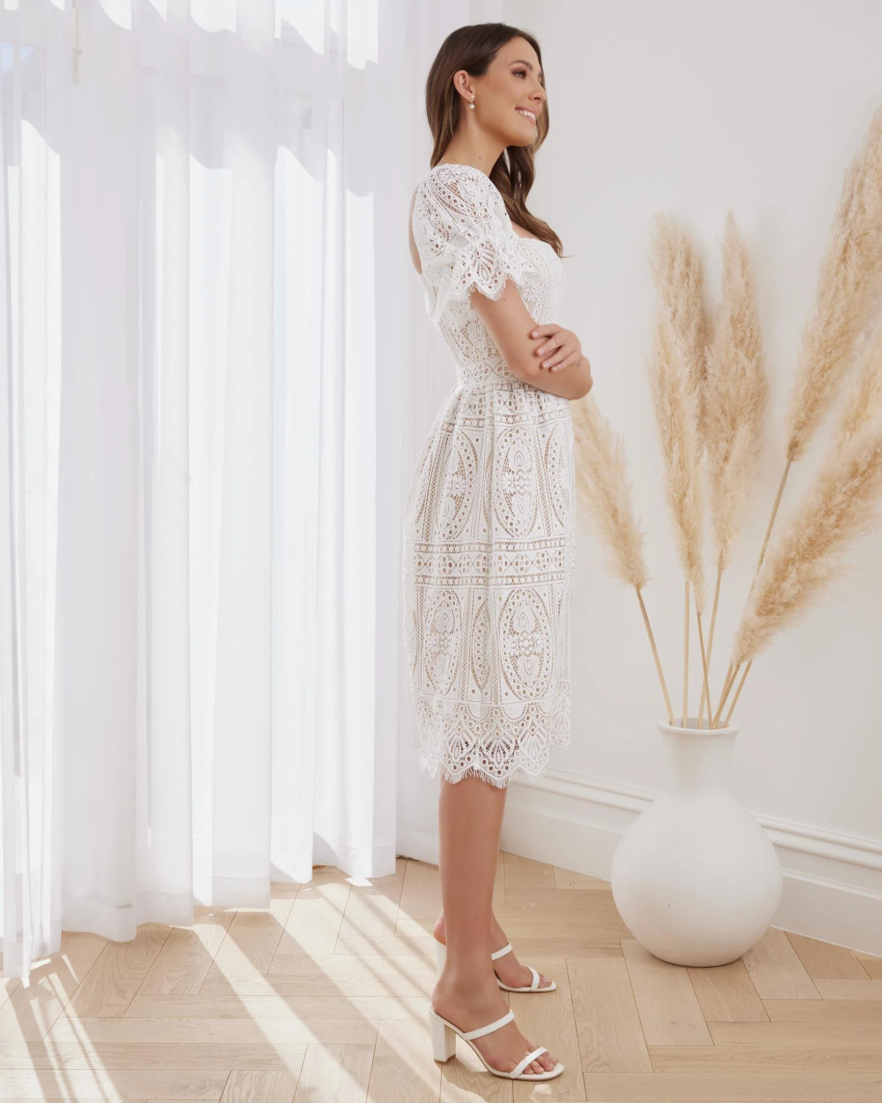 Remie Dress - White - Image 6