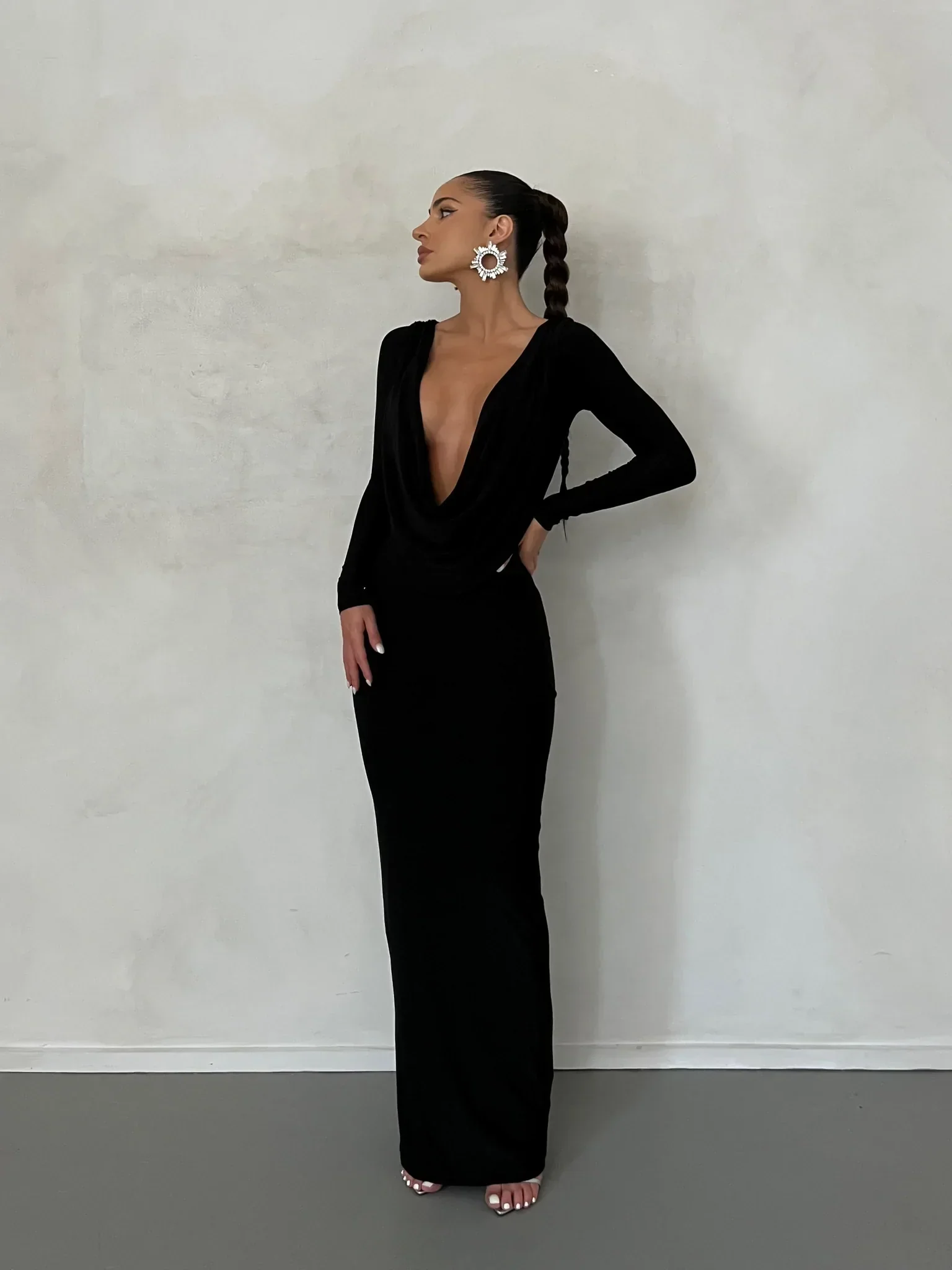 Reversible Amari Gown - Black - Image 3