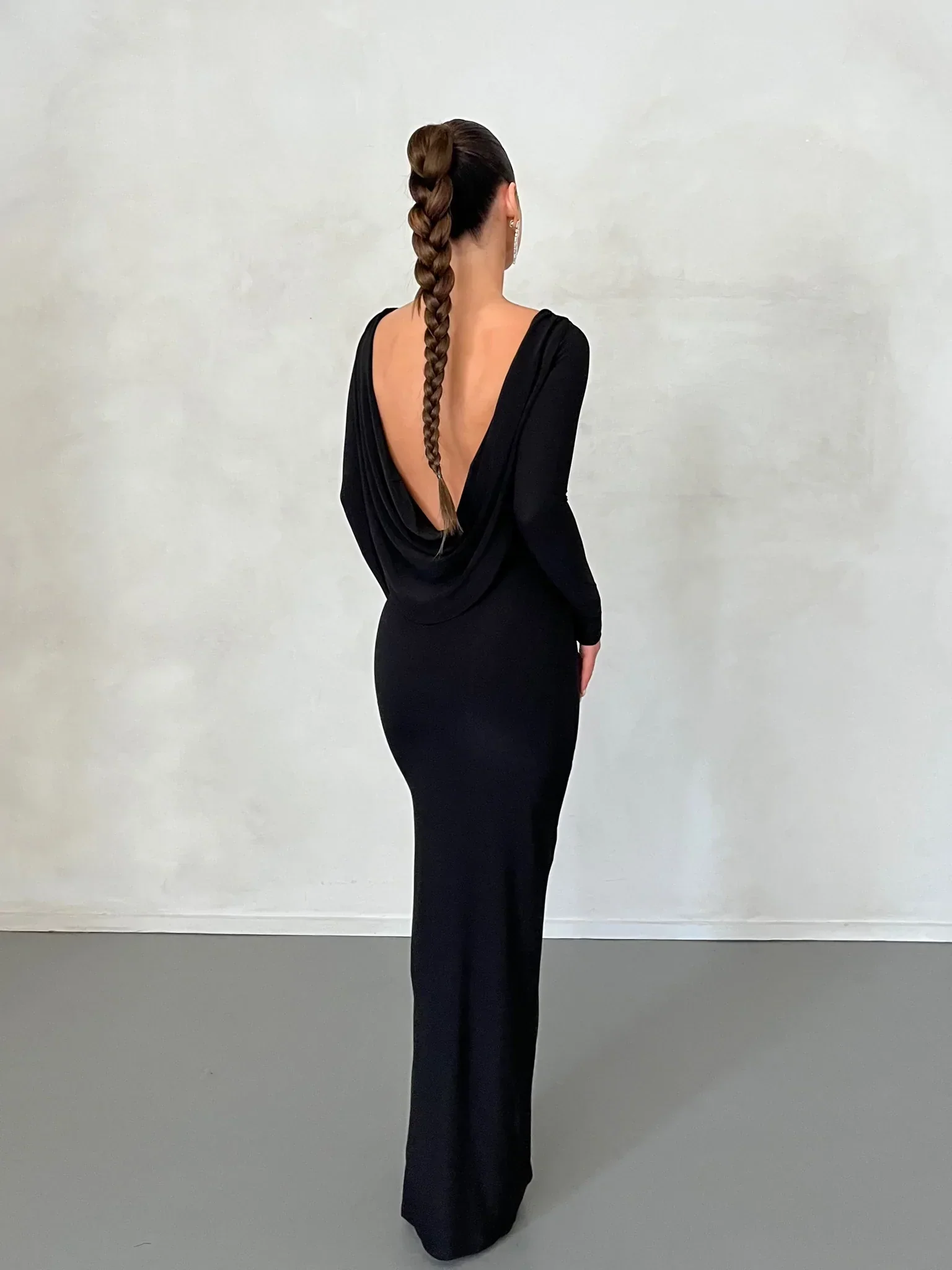 Reversible Amari Gown - Black - Image 5