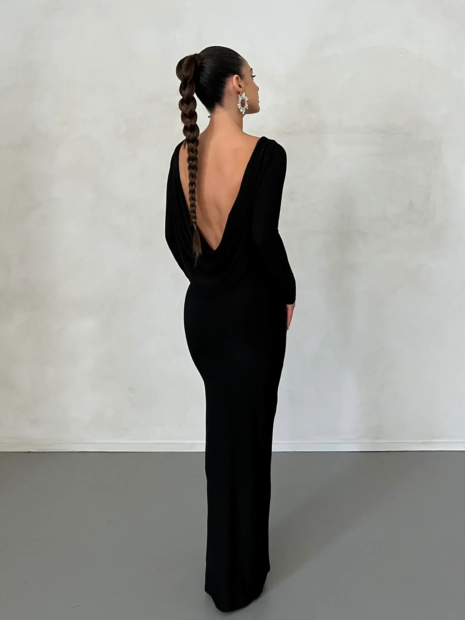 Reversible Amari Gown - Black - Image 6
