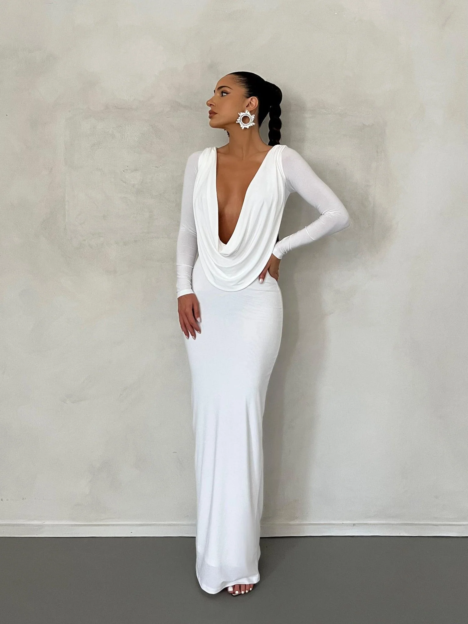 Reversible Amari Gown - White - Image 4
