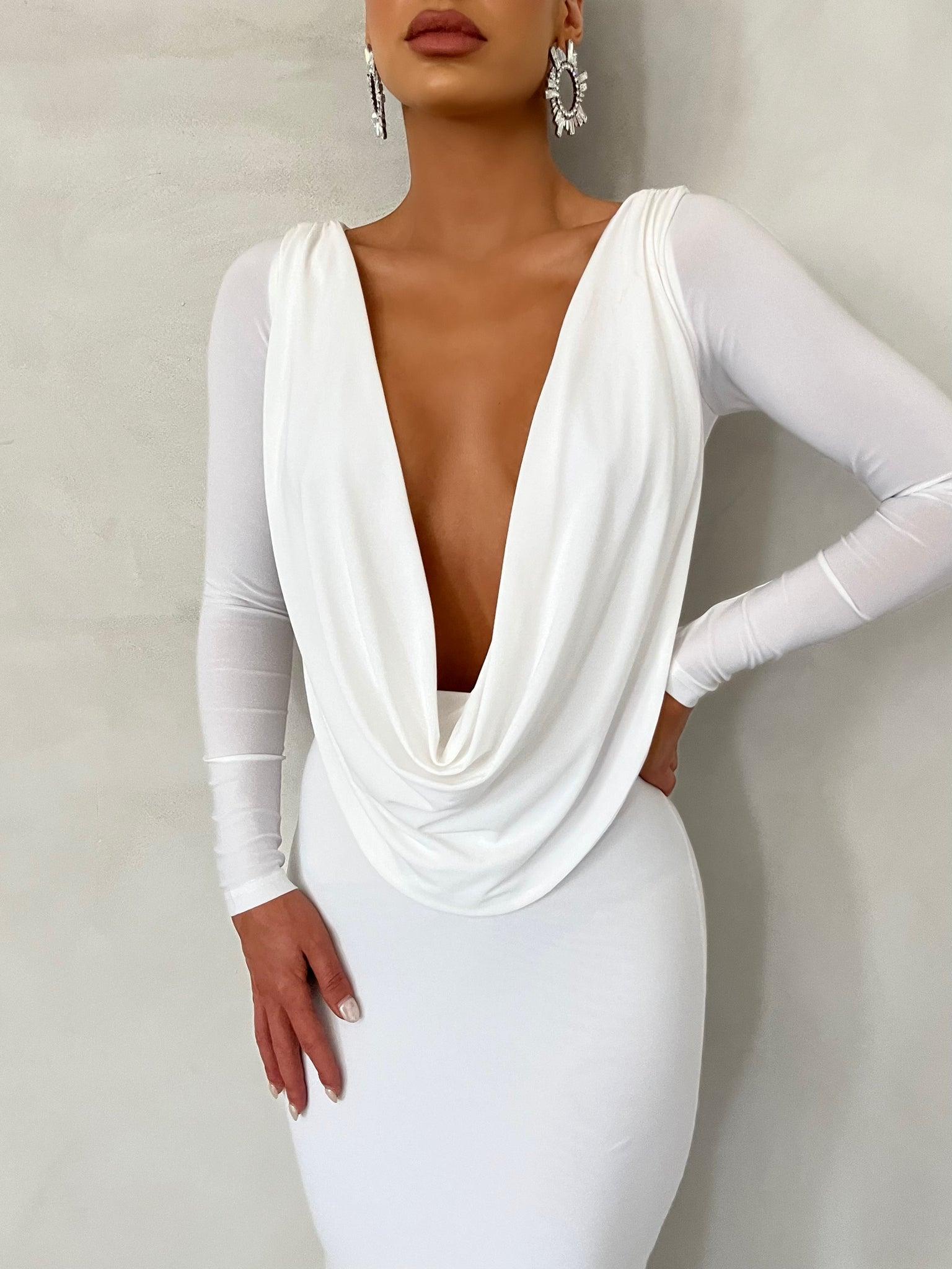 Reversible Amari Gown - White - Image 5