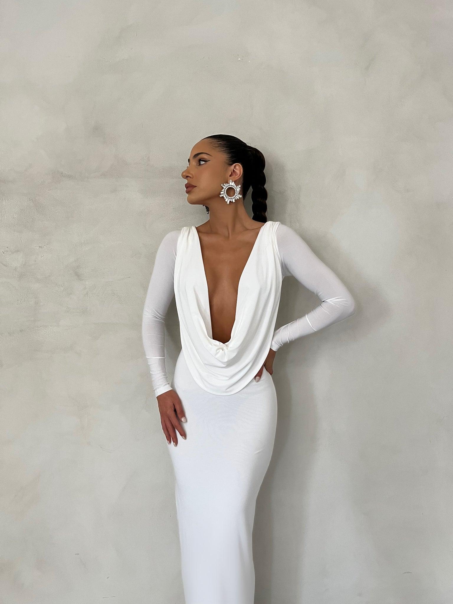 Reversible Amari Gown - White - Image 6