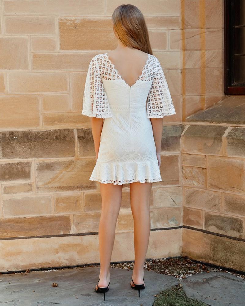 Rey Dress - White - Image 4