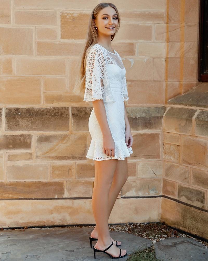 Rey Dress - White - Image 5