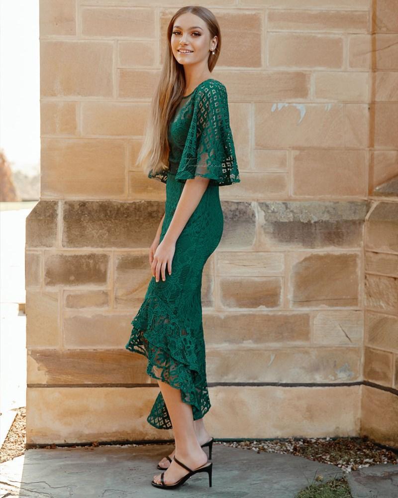 Reyna Dress - Green - Image 4