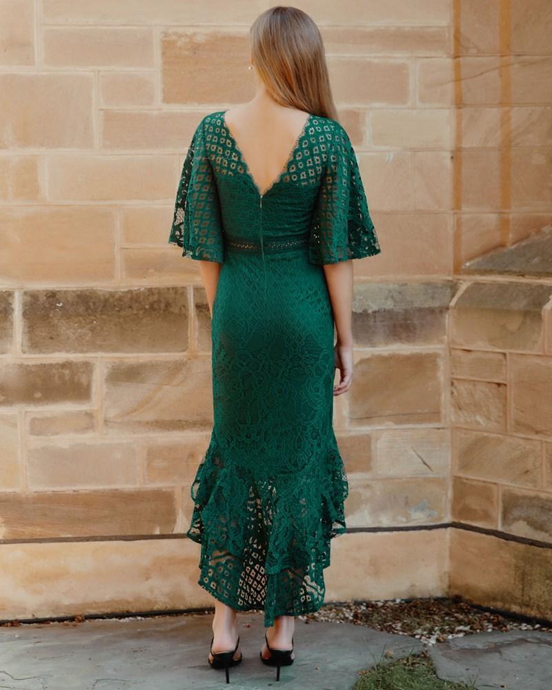 Reyna Dress - Green - Image 6
