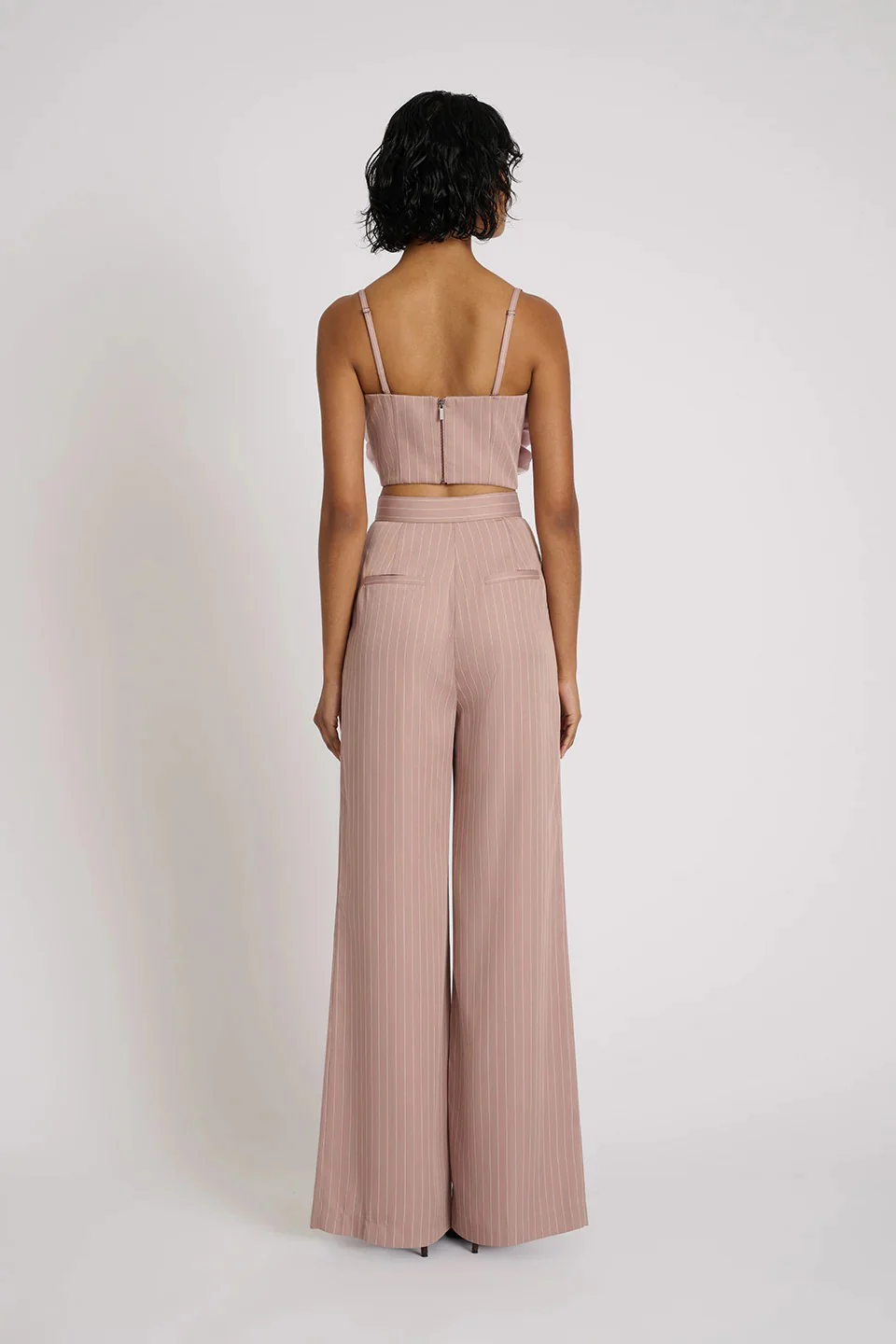 Reyna Pants - Blush Pinstripe - Image 2