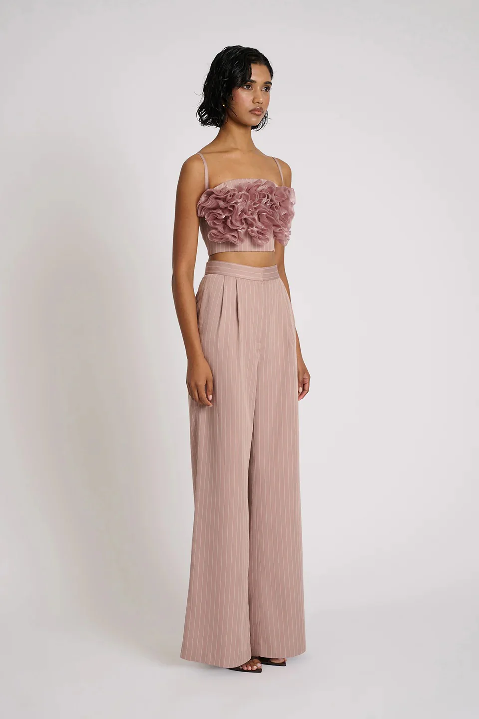 Reyna Pants - Blush Pinstripe - Image 3