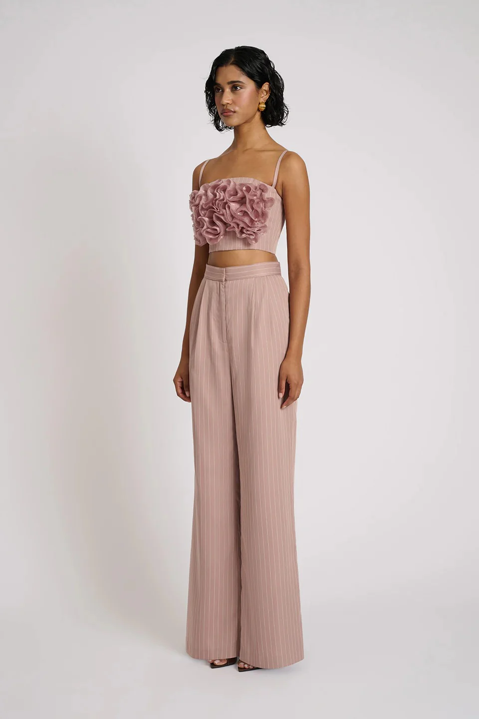 Reyna Pants - Blush Pinstripe - Image 4