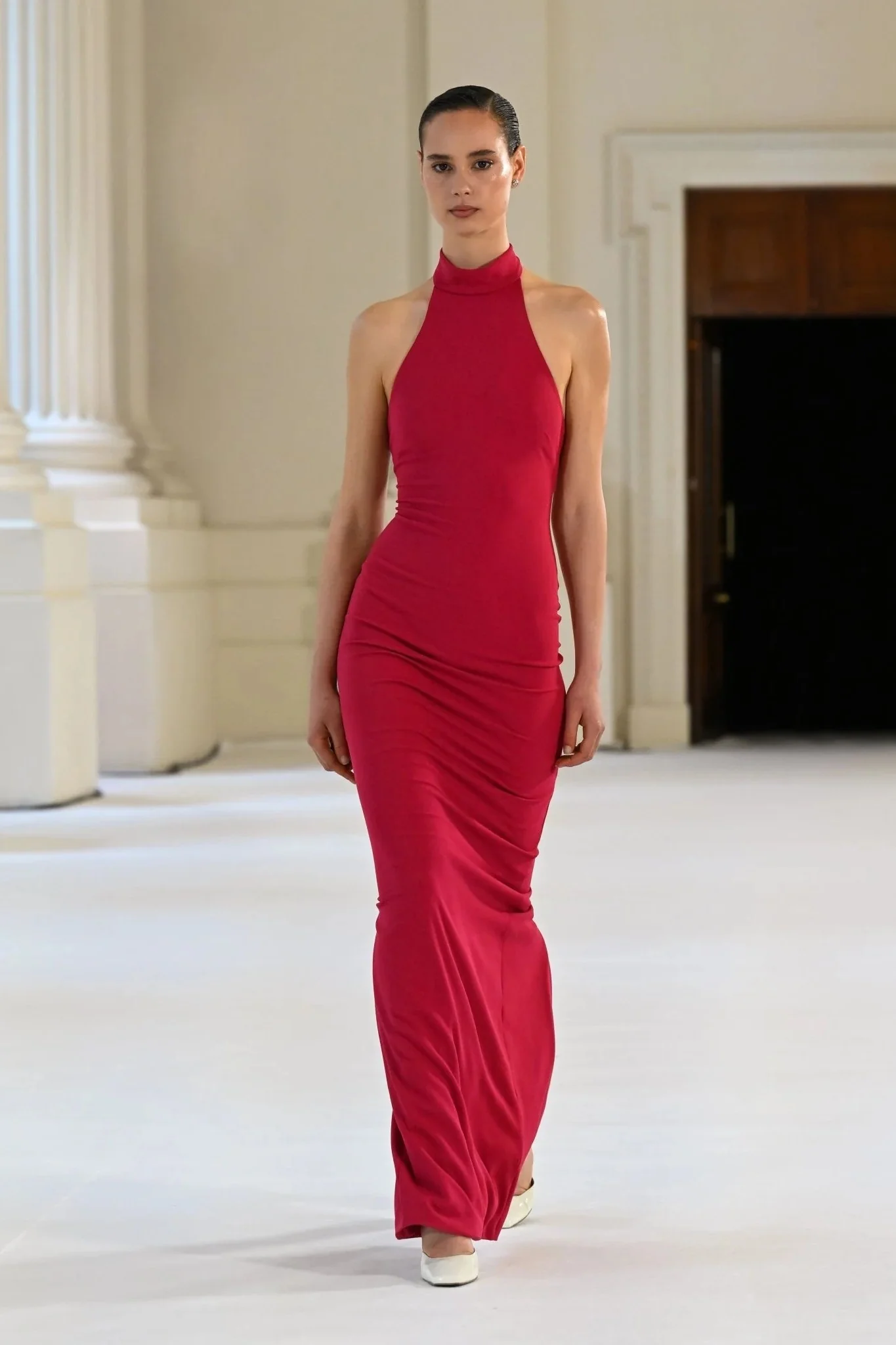 Rhi Gown - Raspberry - Image 2