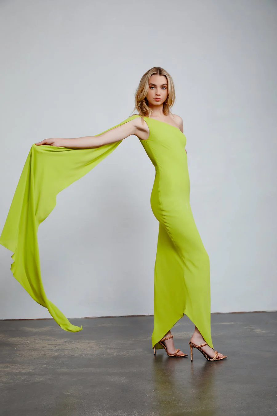 Riley Dress - Lime - Image 5