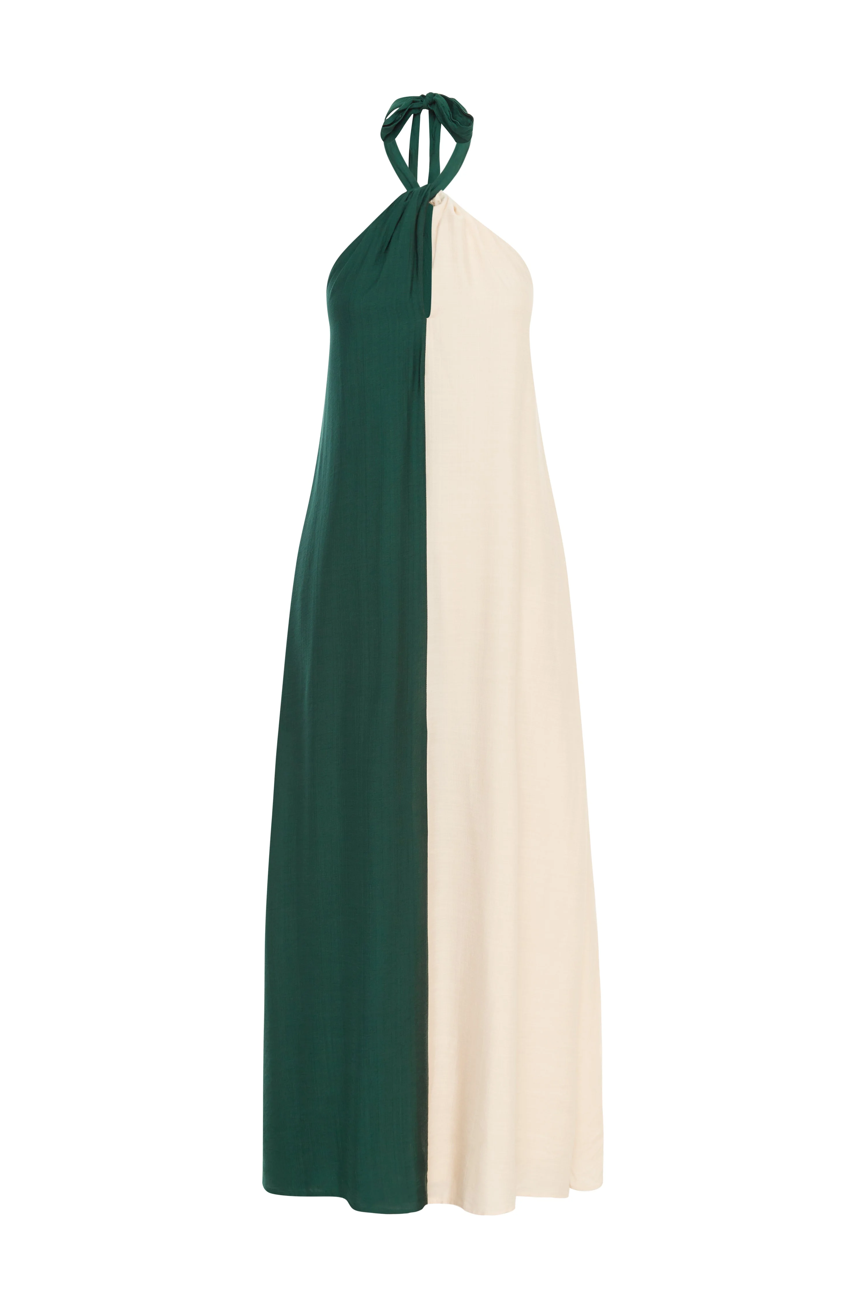 Riviera Maxi Dress - Emerald/Sand - Image 5