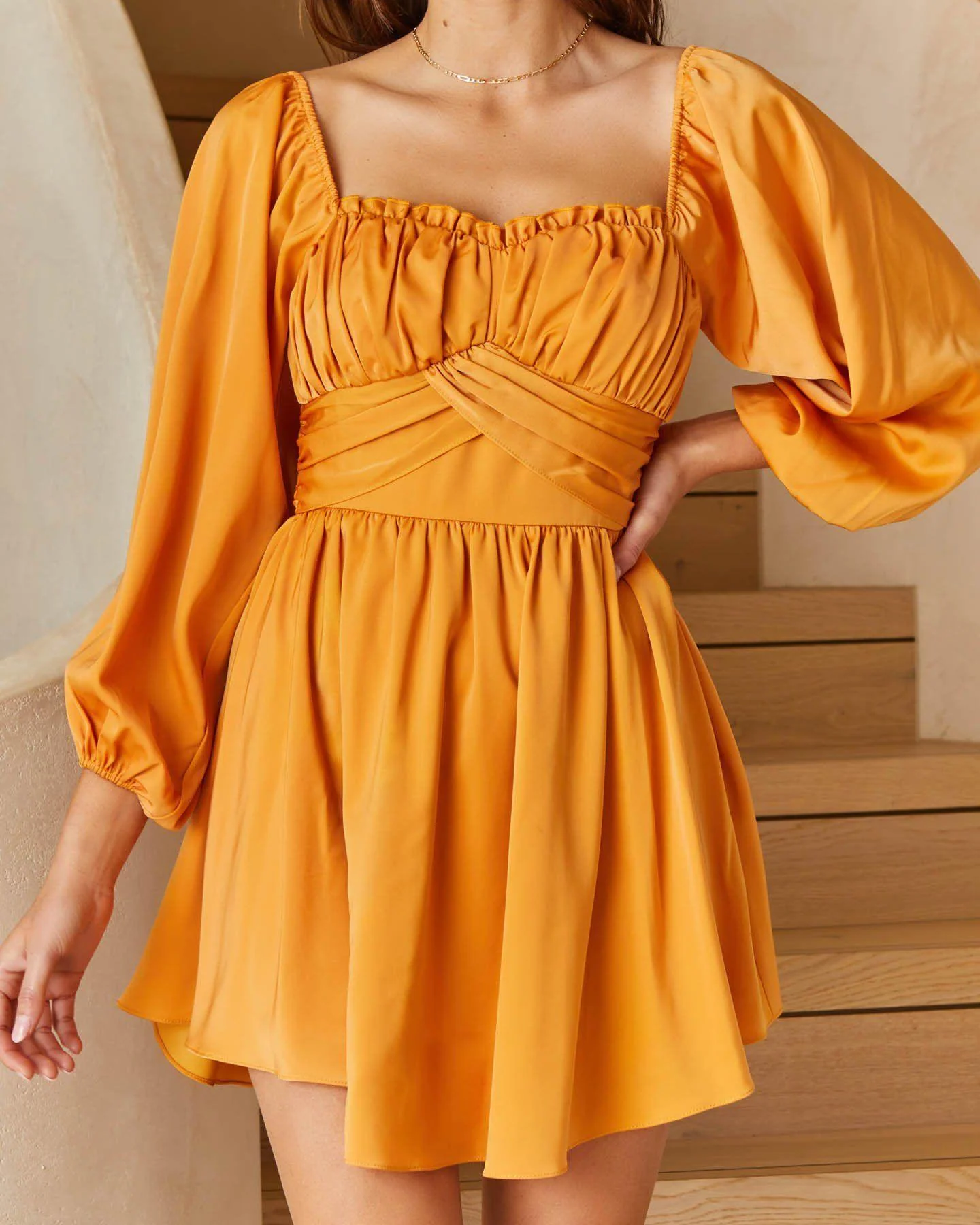 Riviera Mini Dress - Mango - Image 6