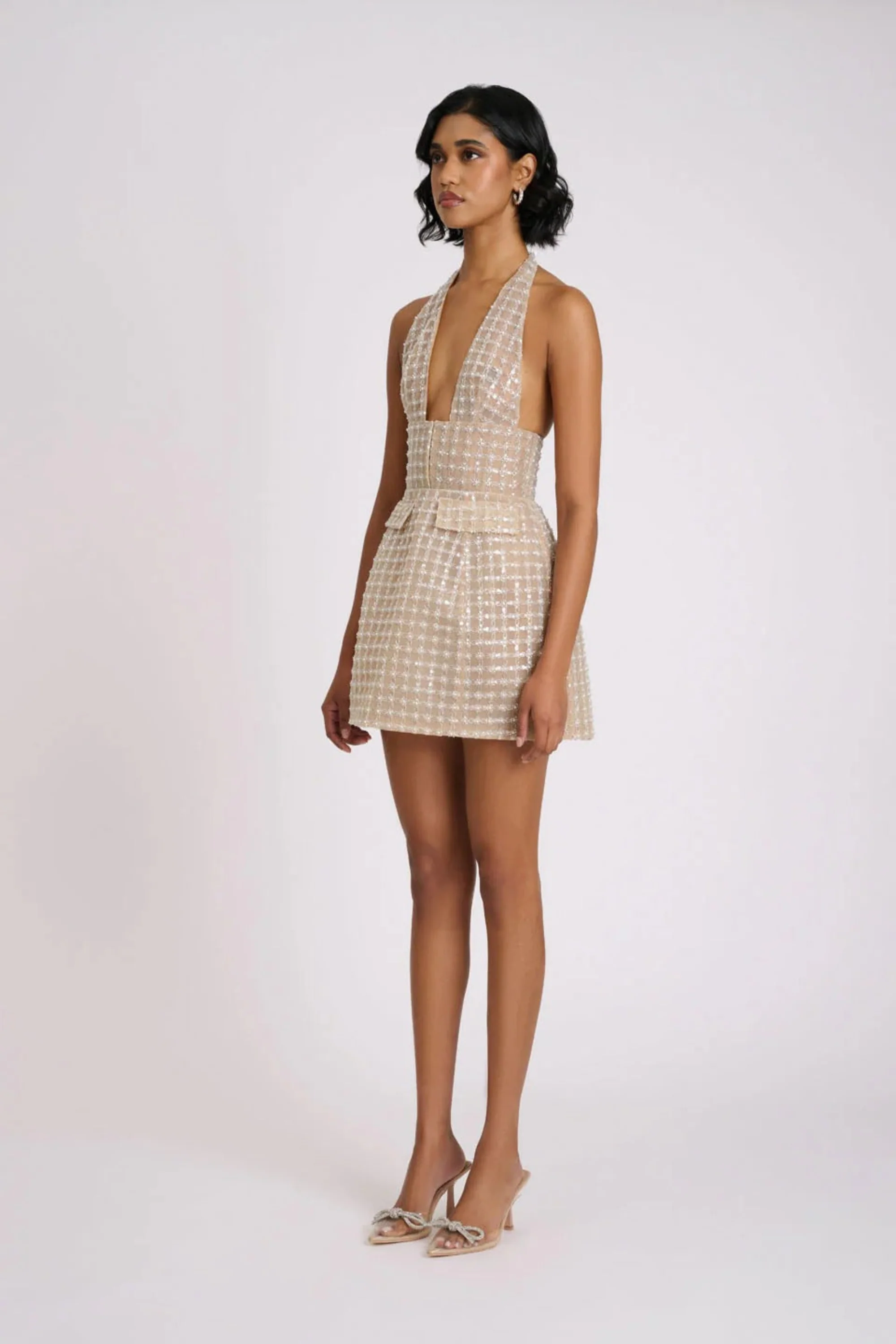 Roberta Dress - Beige - Image 5