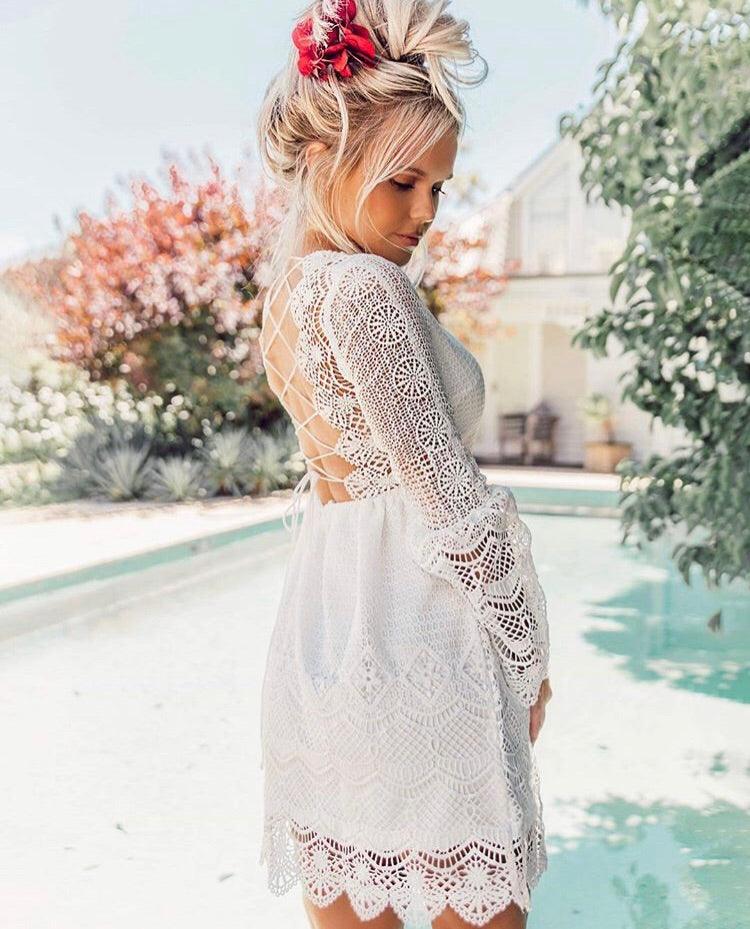Romania Dress - White - Image 5