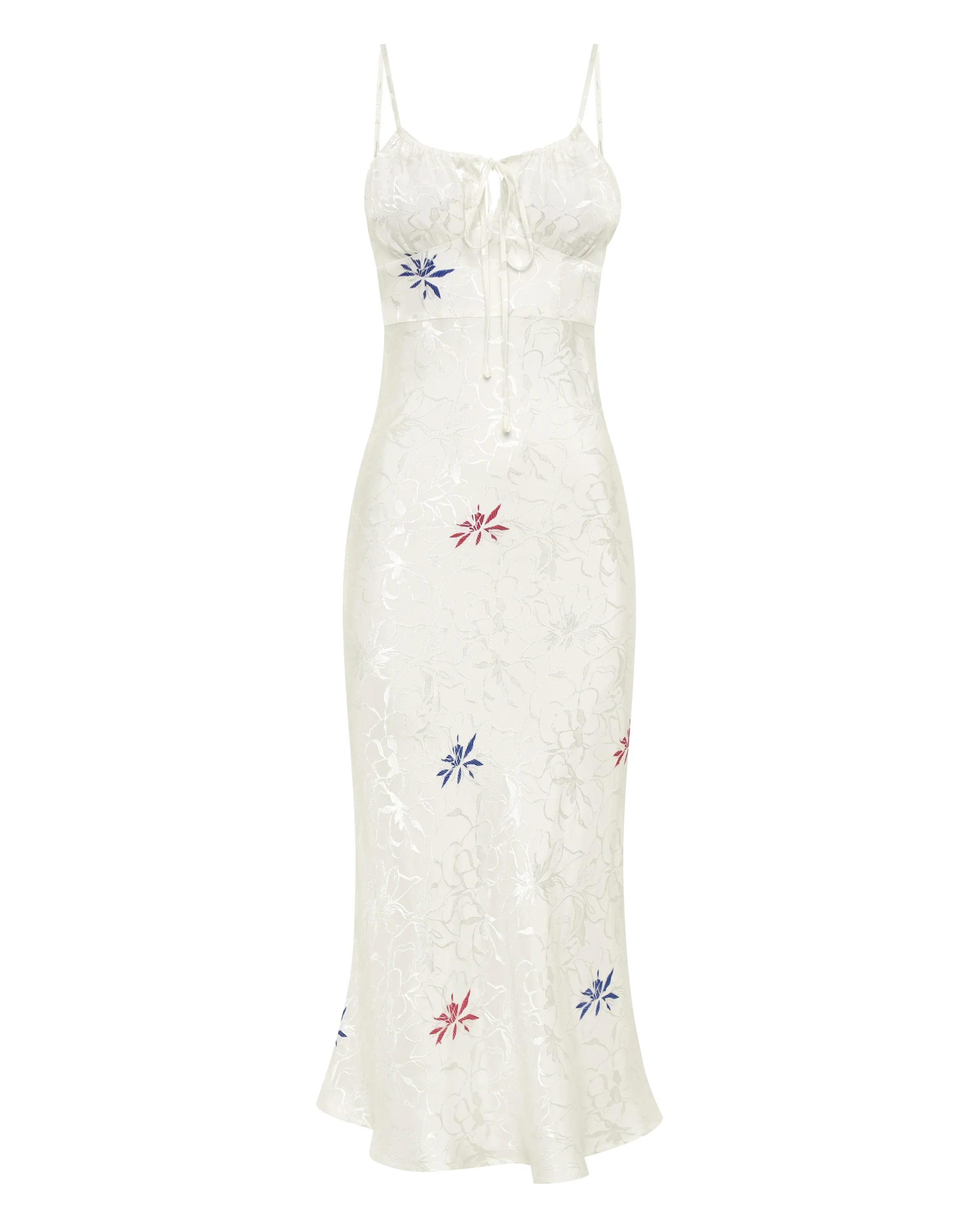 Rosa Midi Dress - White - Image 7
